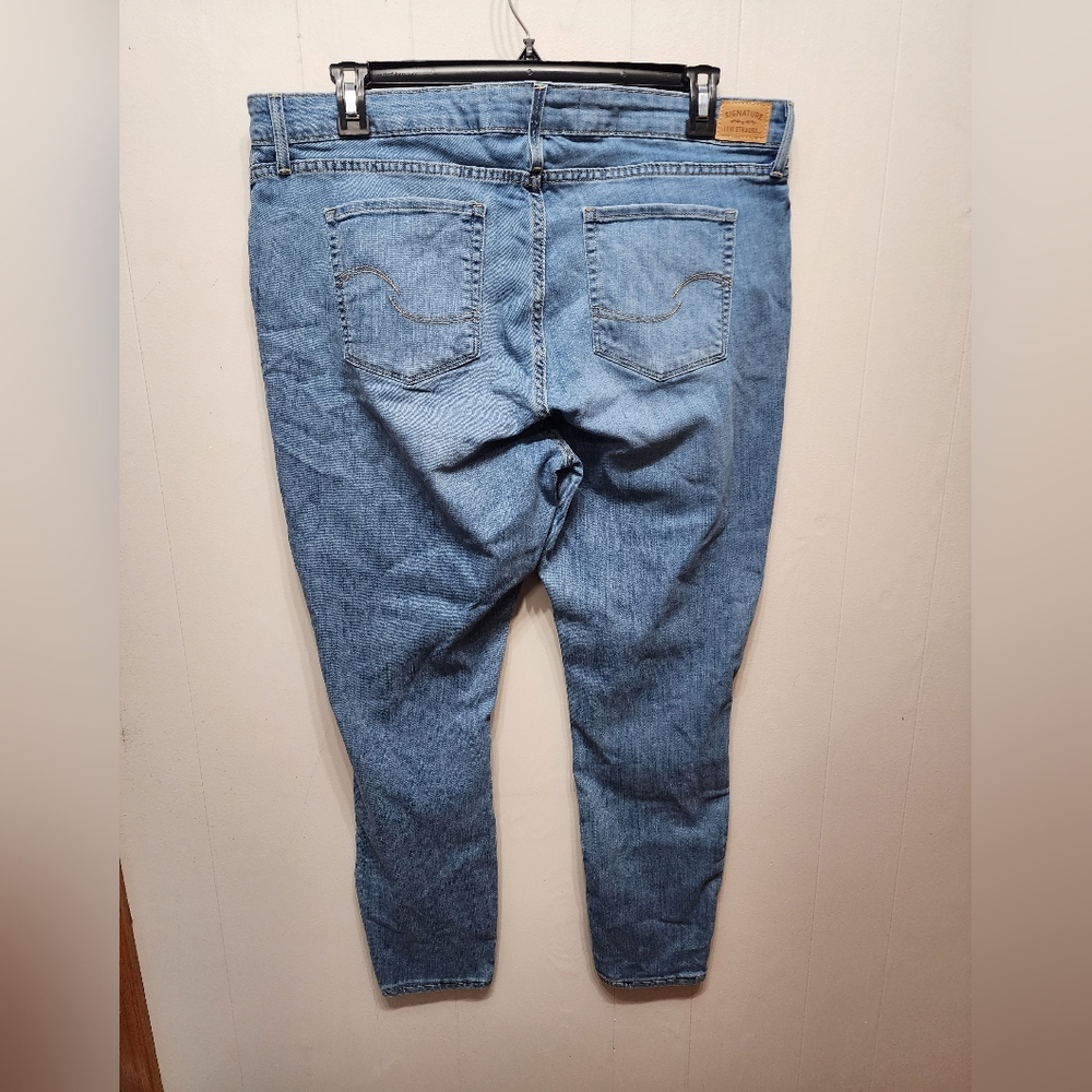 Levi's Jeans Size 35 Length 30 Women's Mid Rise Skinny B931 - Picture 2 of 5